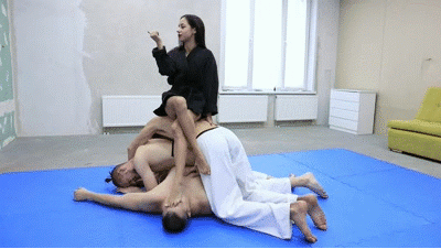 Tiffany and her dojo servants Tiffany and her dojo servants